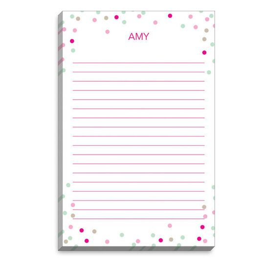 Pink Mix Confetti Notepads